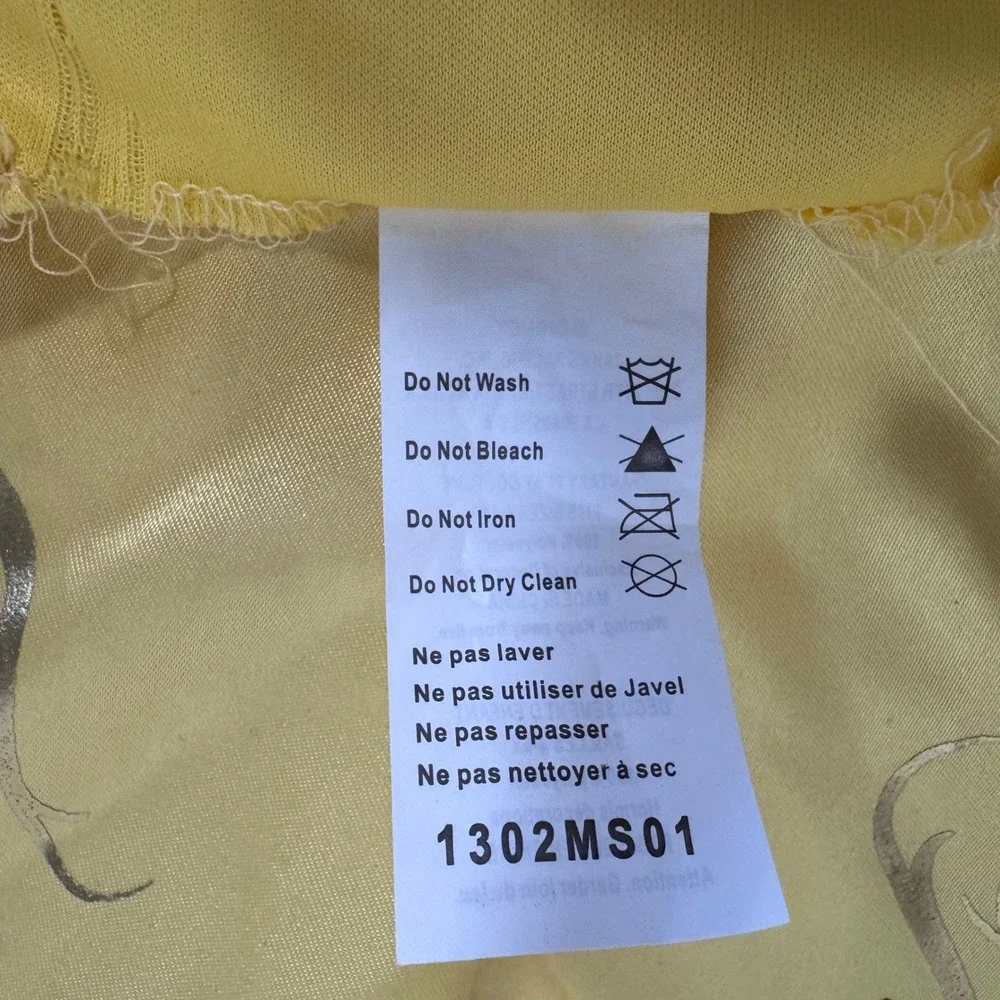 Disney Belle Beauty & the Beast Princess Costume Majestic Dress 4-6X Roses Gold